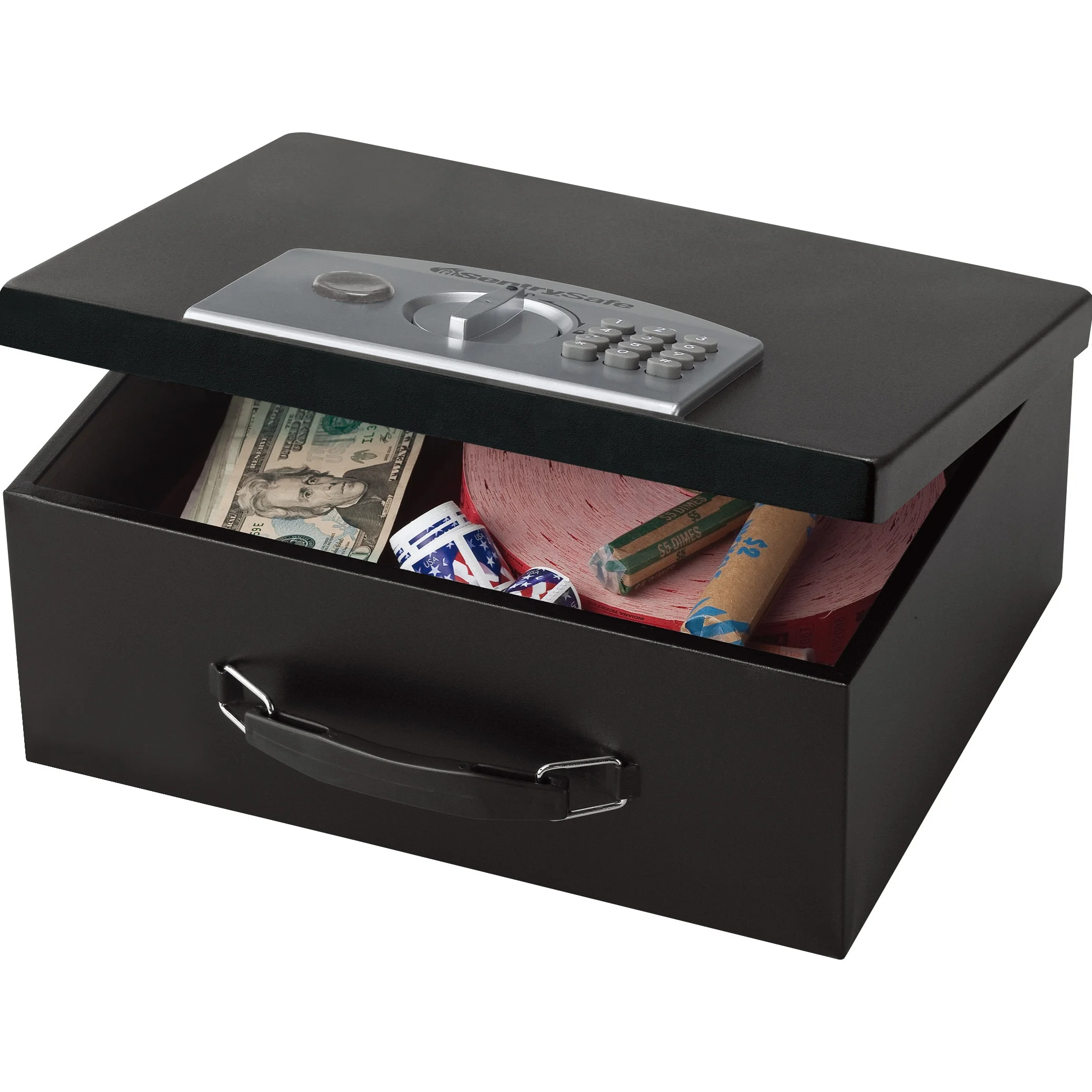 Высококачественная коробка для денег наличных сейф с кабелем