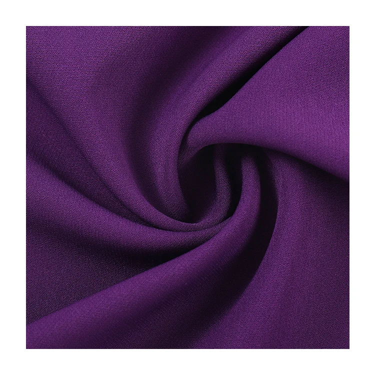 75D double layer 4 way stretch material bomber jacket fabric recycled polyester for activewear