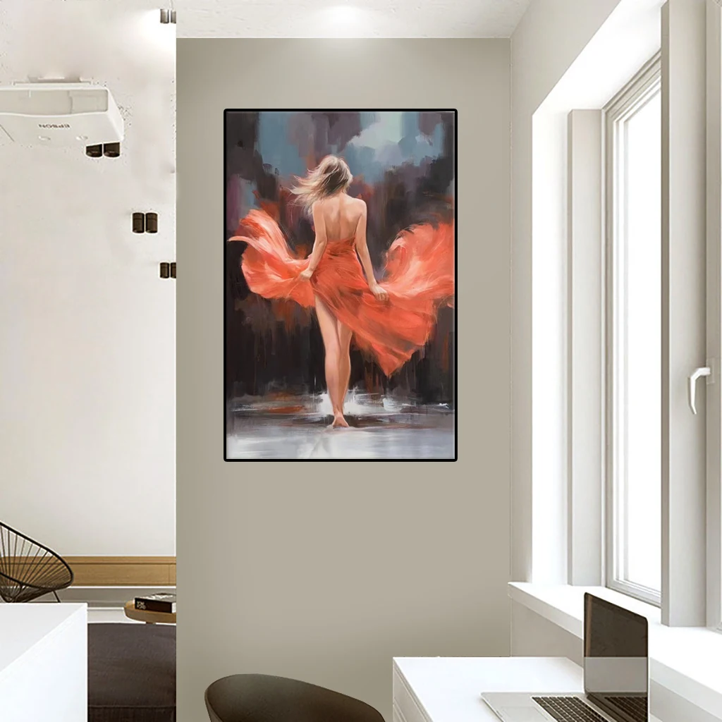 100% Handmade Modern High quality Colorful Sexy beauty Oil Paintings Art on Canvas Living room decorative painting