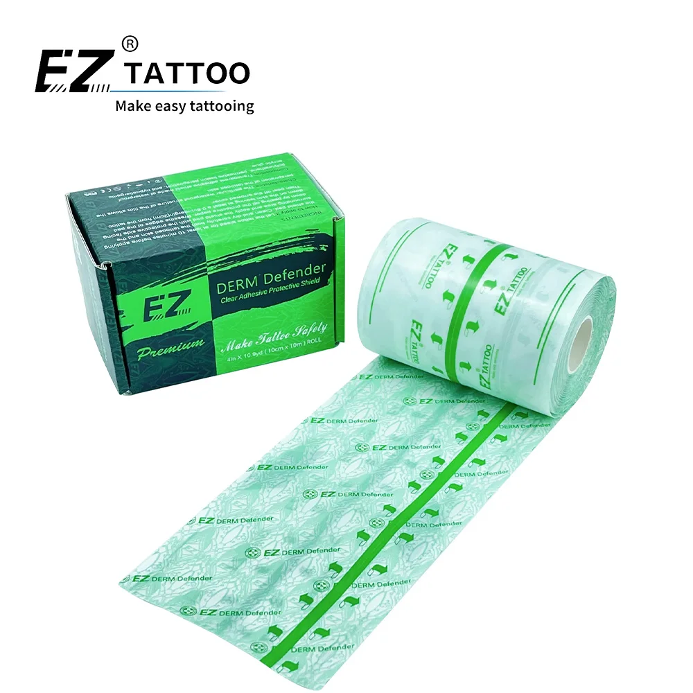 EZ Matte 10cm*10M Premium Dermdefender Japan Waterproof Tattoo Adhesive Protective Shield Aftercare Healing Wrap Film