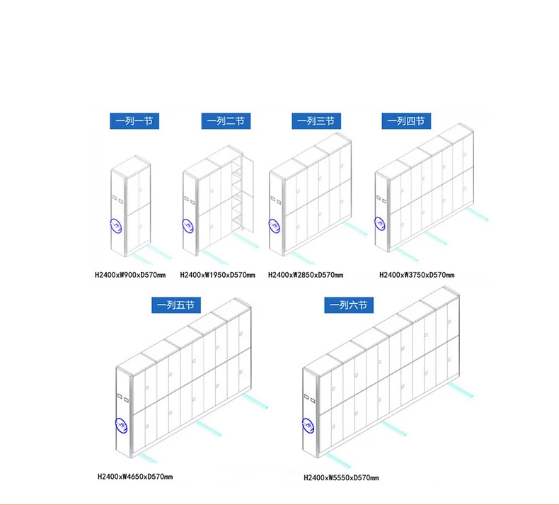 Smart Electric Mobile shelving system