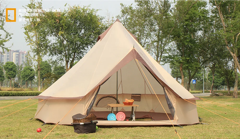 outdoor cotton waterproof canvas bell tent for sale