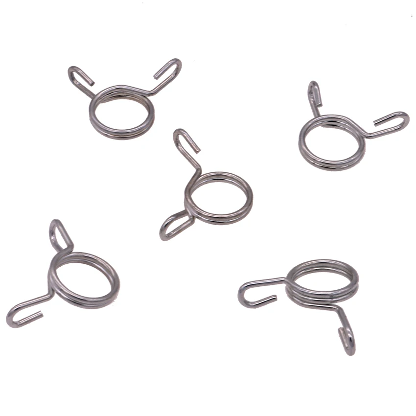 Factory Wholesale  standard  Zinc plated single  wire Spring Hose Clamp