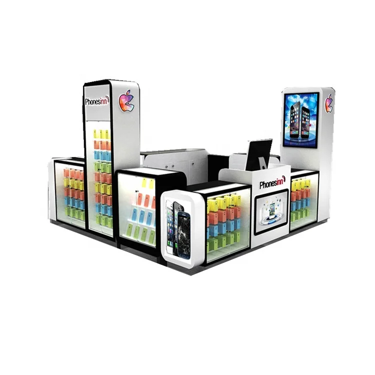 Деревянные чехлы для телефонов витрина торговый центр киоск ремонта дизайн продажи