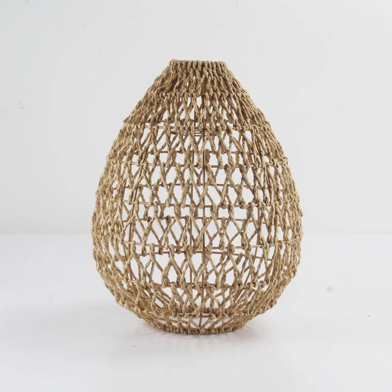 lampen  pendant lamps home decor paper rope lighting  rattan ceiling lamp room light lamparas-living lamparas colgantes