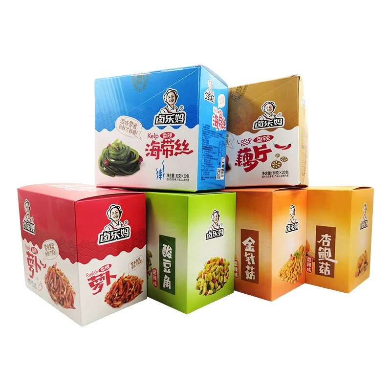 
Individually packaged healthy and delicious low-fat mushrooms, walnuts, dried beans, vegetarian food 