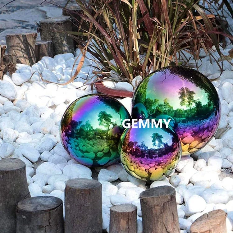 High Quality Mirror Polished Hollow Stainless Steel Polished Reflective Ball Sphere Metal Craft Metal Statue Metal Sculpture