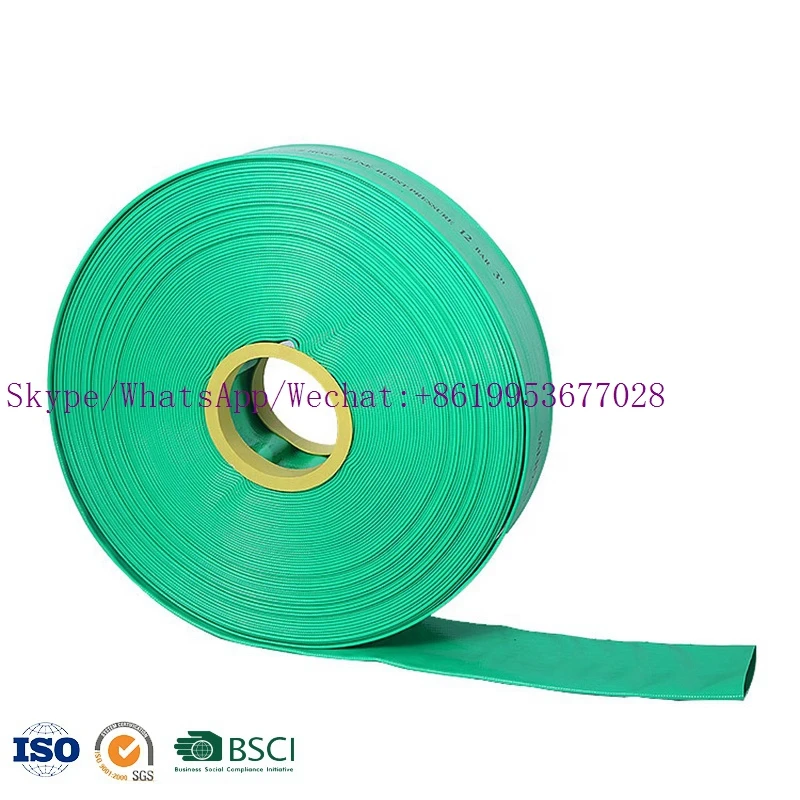 3/4- 10 inch water irrigation pvc lay flat hose from factory