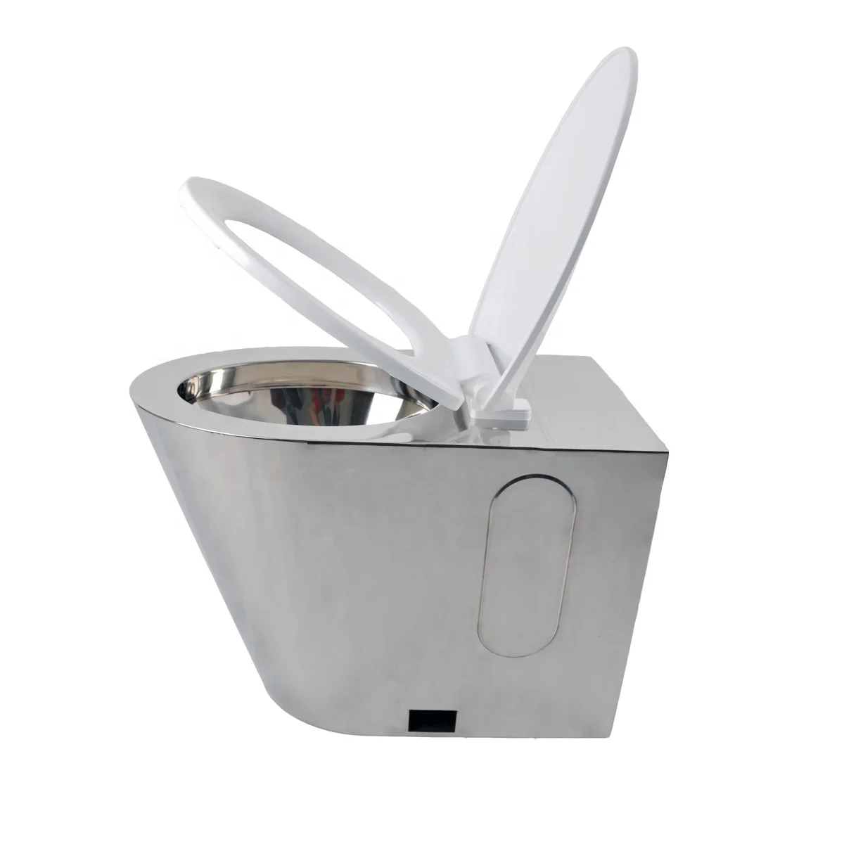 YUSUN Wall Mounted Stainless Steel Toilet Bowl