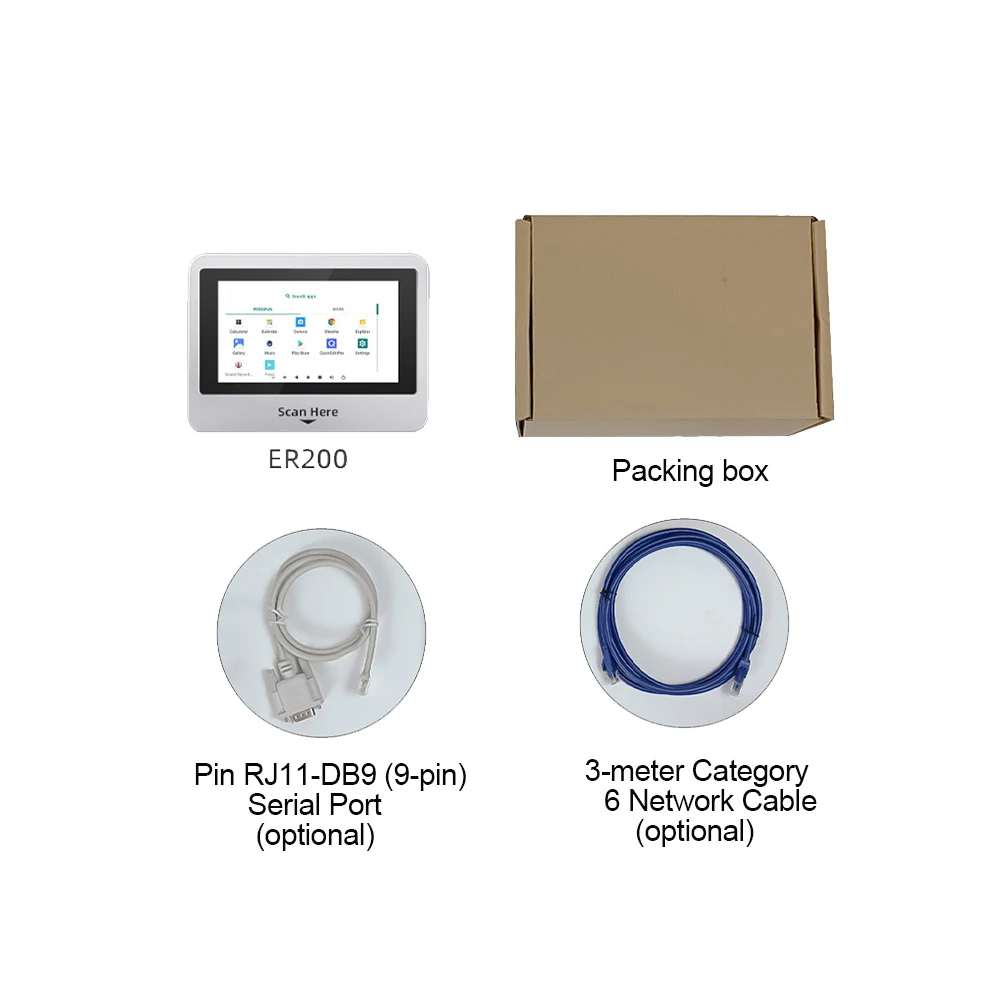 BT4.0 64GB Android Machine Price Checker Barcode Scanner Manufacturer ER200