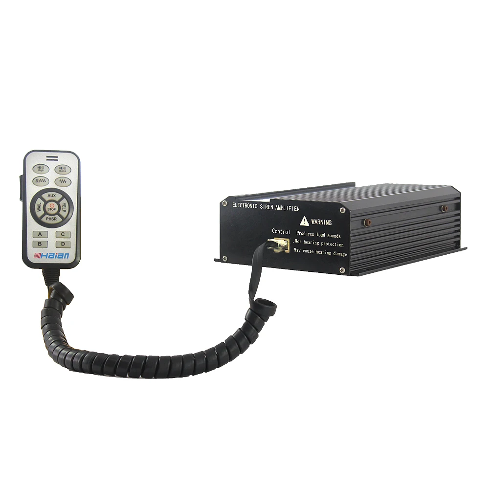 Factory Emergency Car Alarm Siren Ambulance Fire Truck Emergency Vehicle Alert Equipment Electronic Siren With Controller