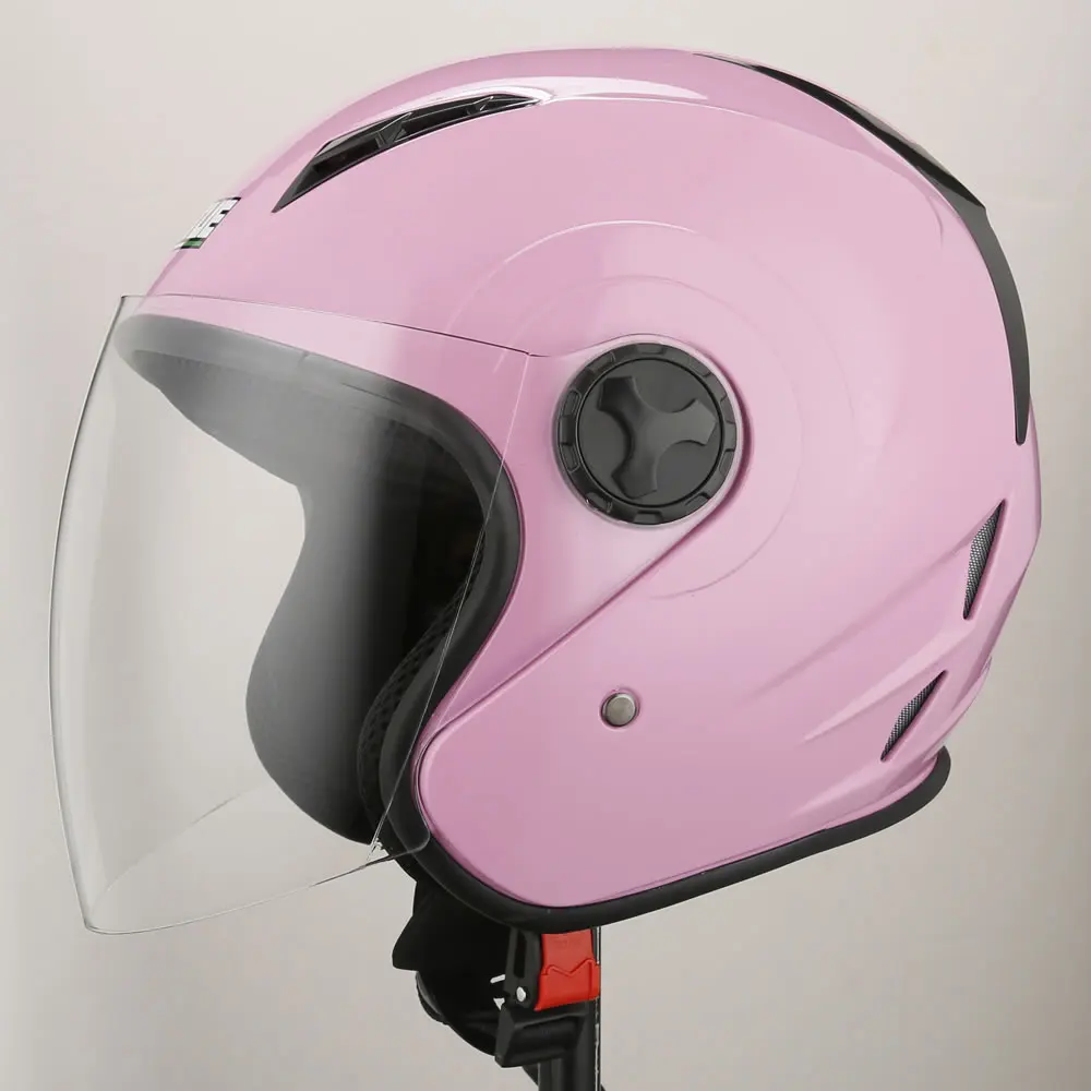 Высококачественный серебристый мотоциклетный защитный АБС-пластик на половину лица для взрослых