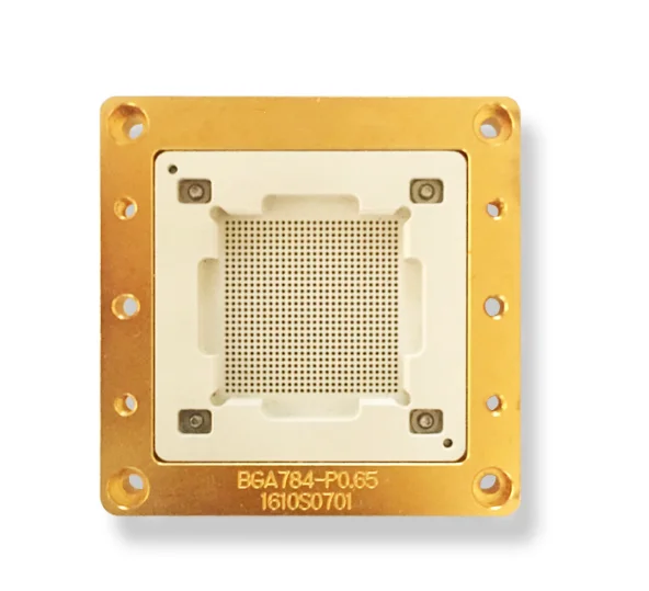 BGA / LGA / QFN / LCC / CQFP chip G4 testing socket adapter light chip socket