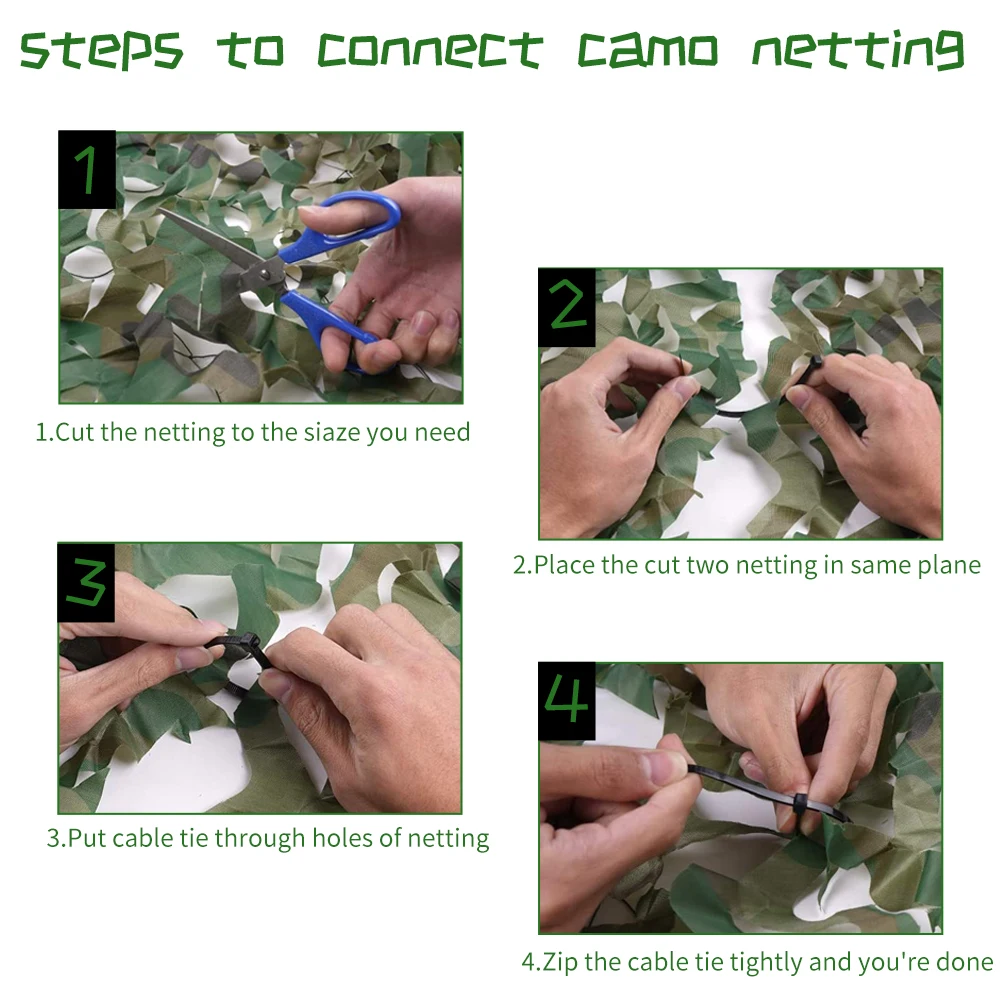 Woodland Camouflage Net For Camping Hunting Shooting Sunscreen Nets Camo Net Camouflage