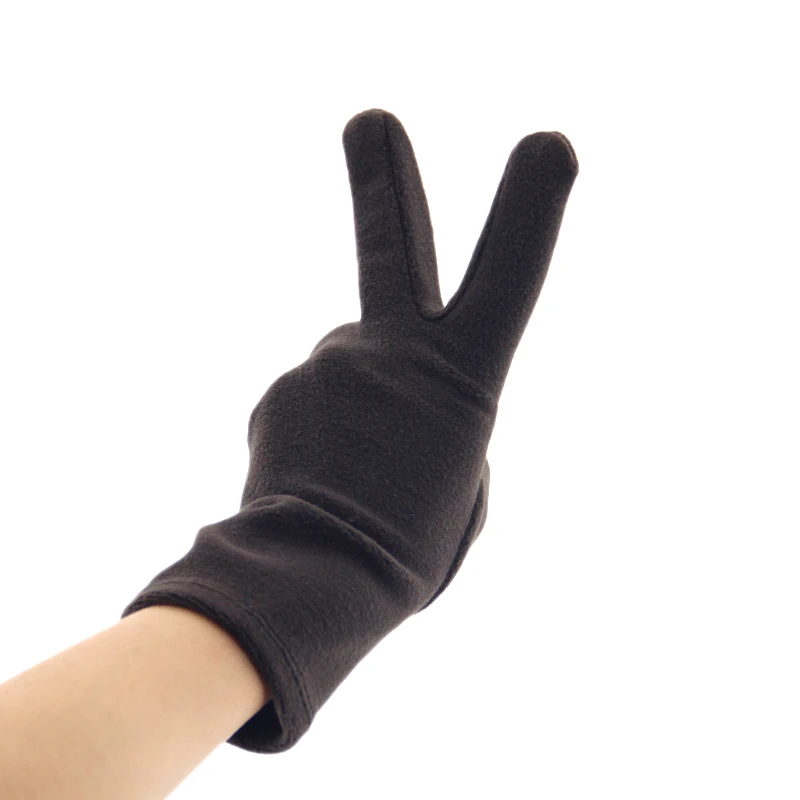 Зимние ветрозащитные теплые Полярные перчатки flleece для женщин, флисовые перчатки