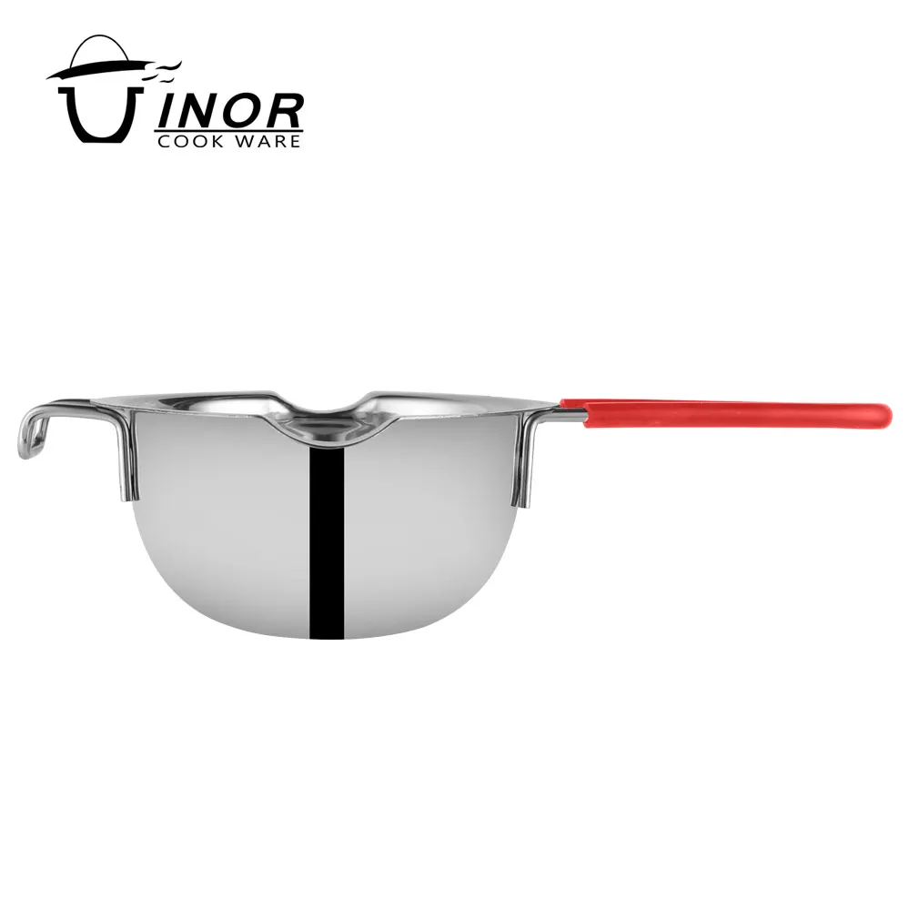 Wholesale double boiler 18/8 stainless steel chocolate cheese mini melting cup fondue pot for dessert
