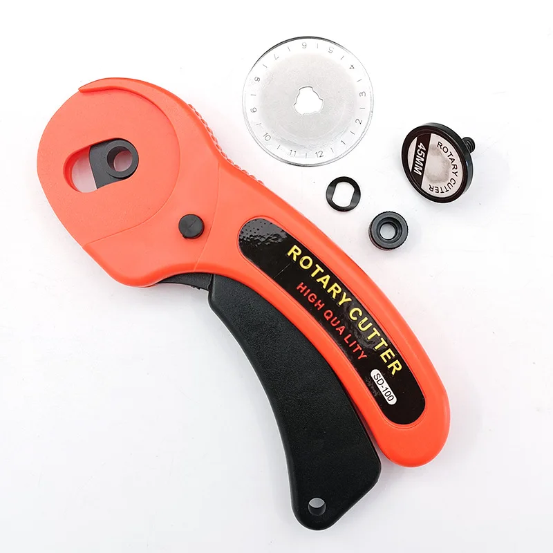 Hight Quality 45MM Patchwork Hob Cutting Wheel Cutter Manual Round Cutting Tools Clothing Cutting Machine