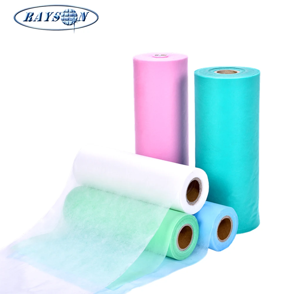 Hospital Surgical Gown Nonwoven Material In Roll Disposable Hospital Bed Sheet Medical s Non Woven Fabric Roll