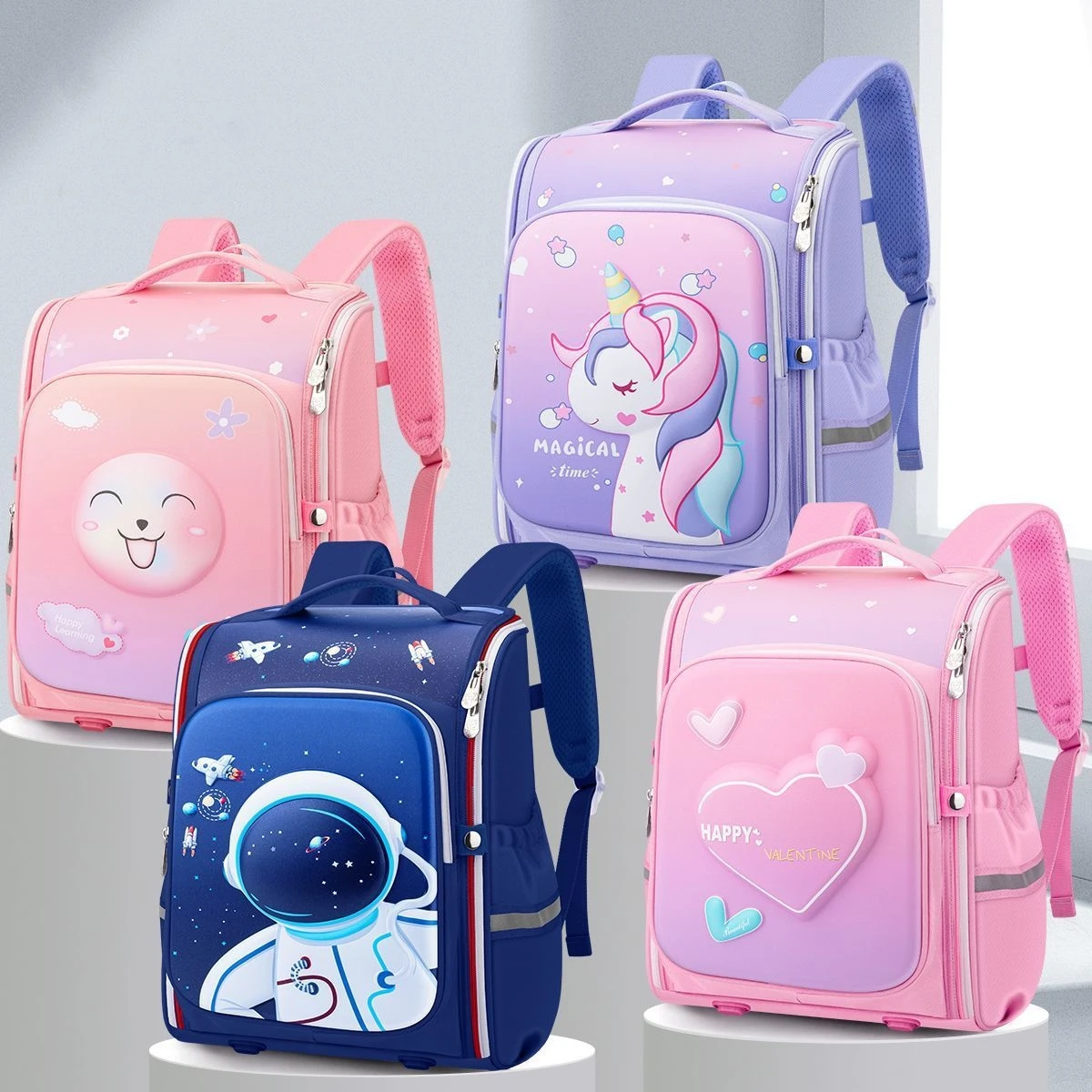 Factory Best Selling Wholesale Waterproof School Bags Lightweight Lovely Schoolbag Backpack for Girl Kids