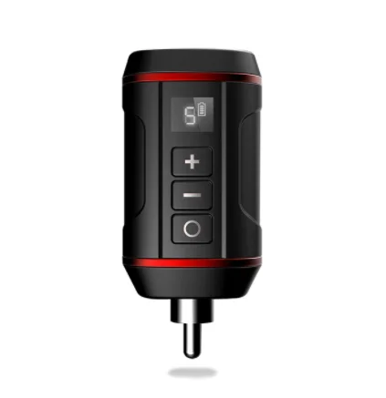 Wireless Tattoo Power Supply Mini Portable RCA Battery 1800mAh Lithium with LED Digital Display for Rotary Tattoo Pen
