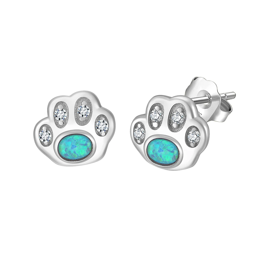 Vintage aretes de plata S925 Sterling Silver Oxidized Silver Cute Animal Hedgehog Snake Sheep Stud Earrings Jewelry Women