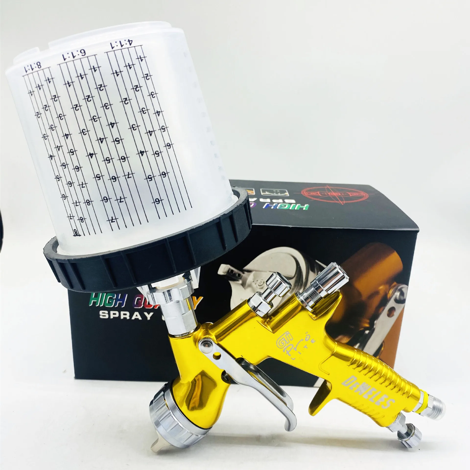 1.3mm Airbrush Airless Spray Gun Auto Spray Coating Gun Car Paint Spray Gun