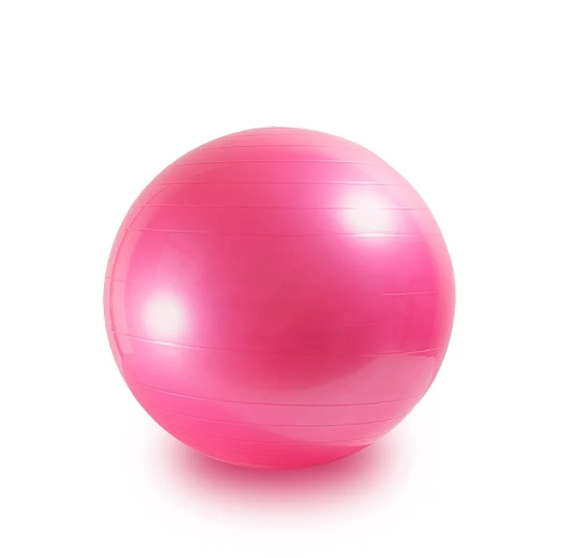 Factory Price Latest Design Pink Pvc Round Gym Health Yoga Fitness Yoga Ball