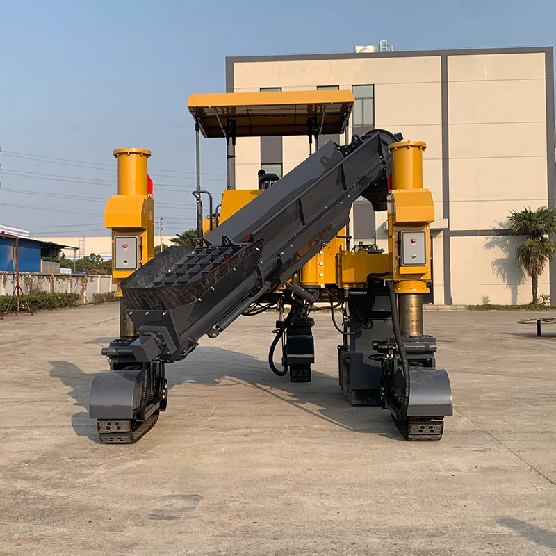 High-Efficiency Three-Track Slipform Paver New Intelligent ConcreteSlipform Paver