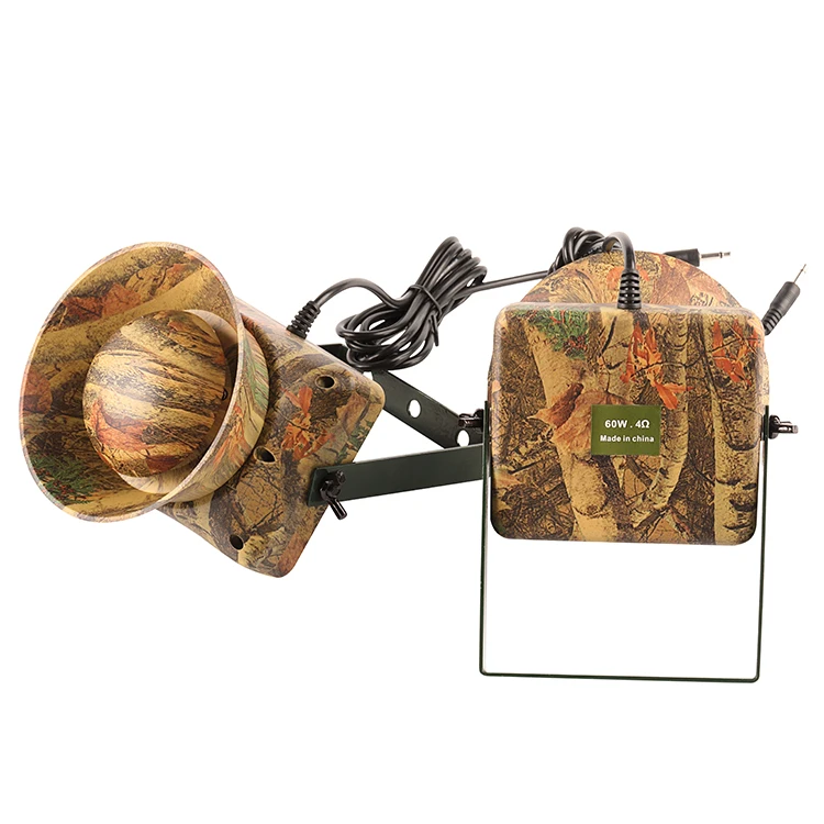 Factory Wholesale 2*60W Output quail audio devices caller Electronic Bird Call Hunting bird Speaker