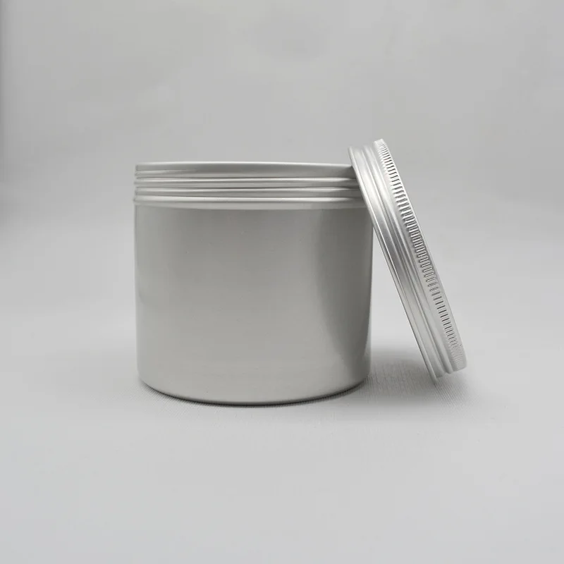 80g Hair Wax and Hair Clay Aluminium Box Round Scented Candle Tin Food Grade Threaded Small Metal Tin Box Packaging 15ml 30ml