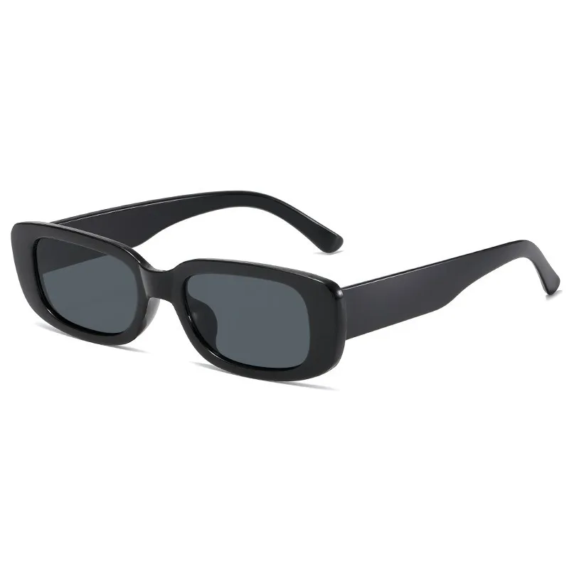 Summer Transparent PC Frame Resin Lenses UV400 Candy Color Small Rectangle Square Women Men Designer Custom Logo Sunglasses