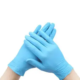 Factory Price Household Products Food Blue Working PVC Rubber Gloves