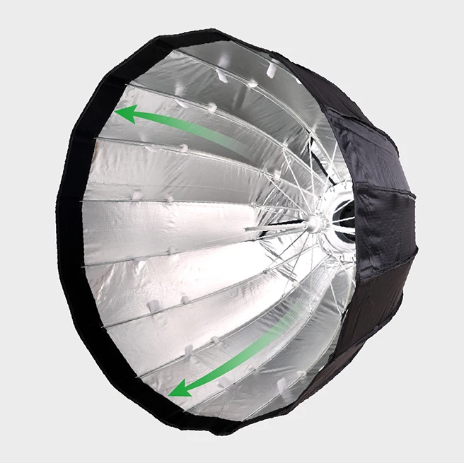 
Photography Accessories Softbox 70CM/90CM/120CM Deep Parabolic Softbox Quick Set-Up Collapsible Soft Umbrella Lighting Soft Box 