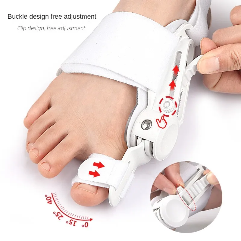 Bunion Corrector for Big Toe Press Button Bunions Correction Orthopedic Toe Straightener with Bunion Relief