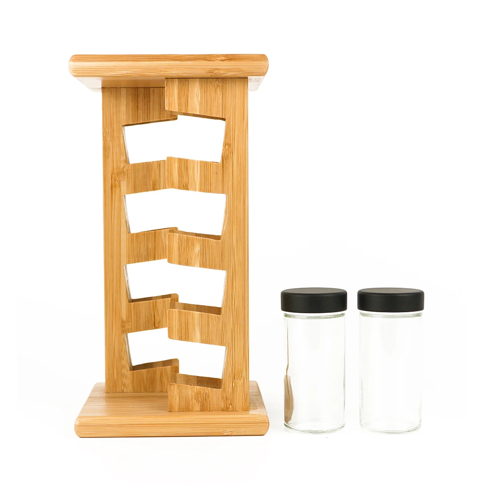 8 Rack Spice Organizer Rotating Spice Holder Shelf For Kitchen Cabinet Organizer Seasoning Storage Jar