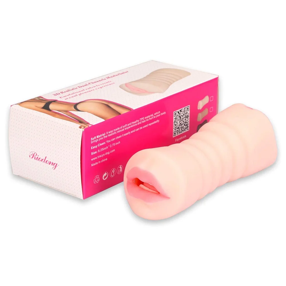 Мужской мастурбатор в виде собаки Трейси, карманная киска, реалистичный мастурбатор, Реалистичная вагинальная игрушка для орального секса, товары для взрослых