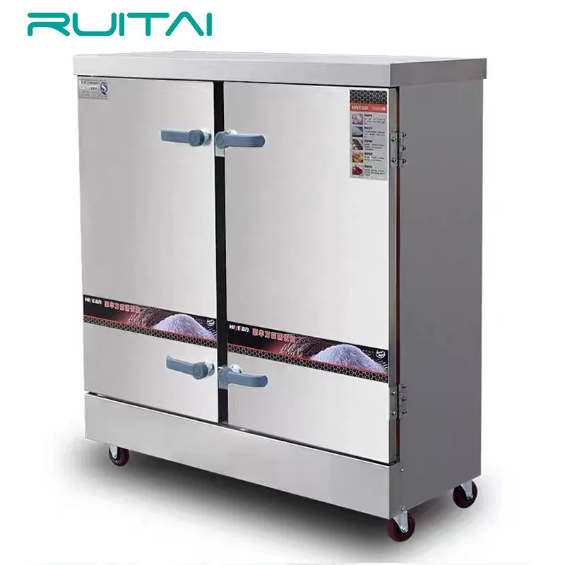 Factory Price Stainless steel electric gas steam cabinet steaming steamer commercial restaurant kitchen cooking equipment