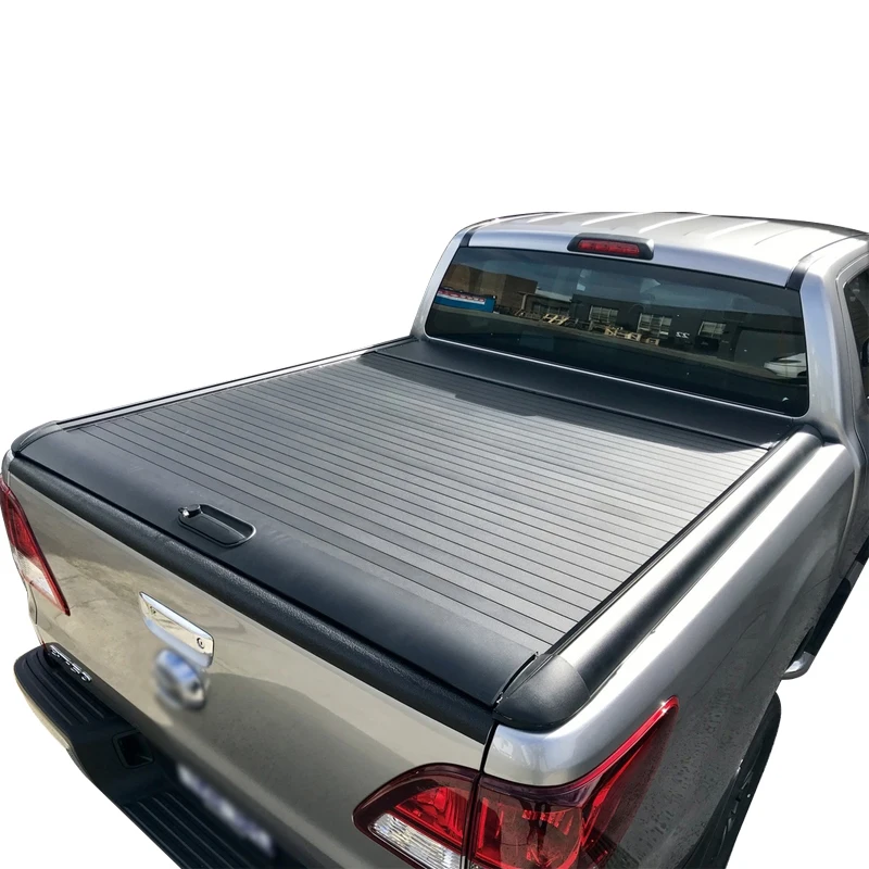 High Quality Car Accessories Retractable Roller Lid Shutter Roll Up Tonneau Cover for Toyota Hilux Ford Ranger Mitsubishi Triton
