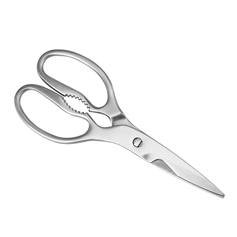Wholesale high quality multi-purpose super sharp kitchen scissors all stainless steel poultry scissors