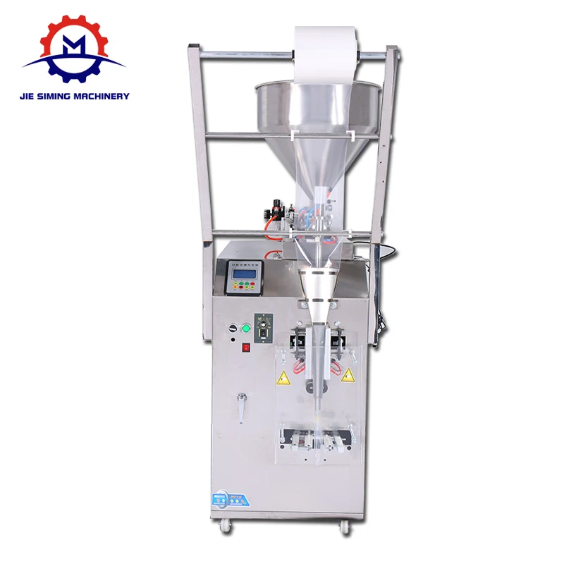Automatic three-side sealing filling machine sachet water milk honey beverage paste filling machine liquid packaging machine