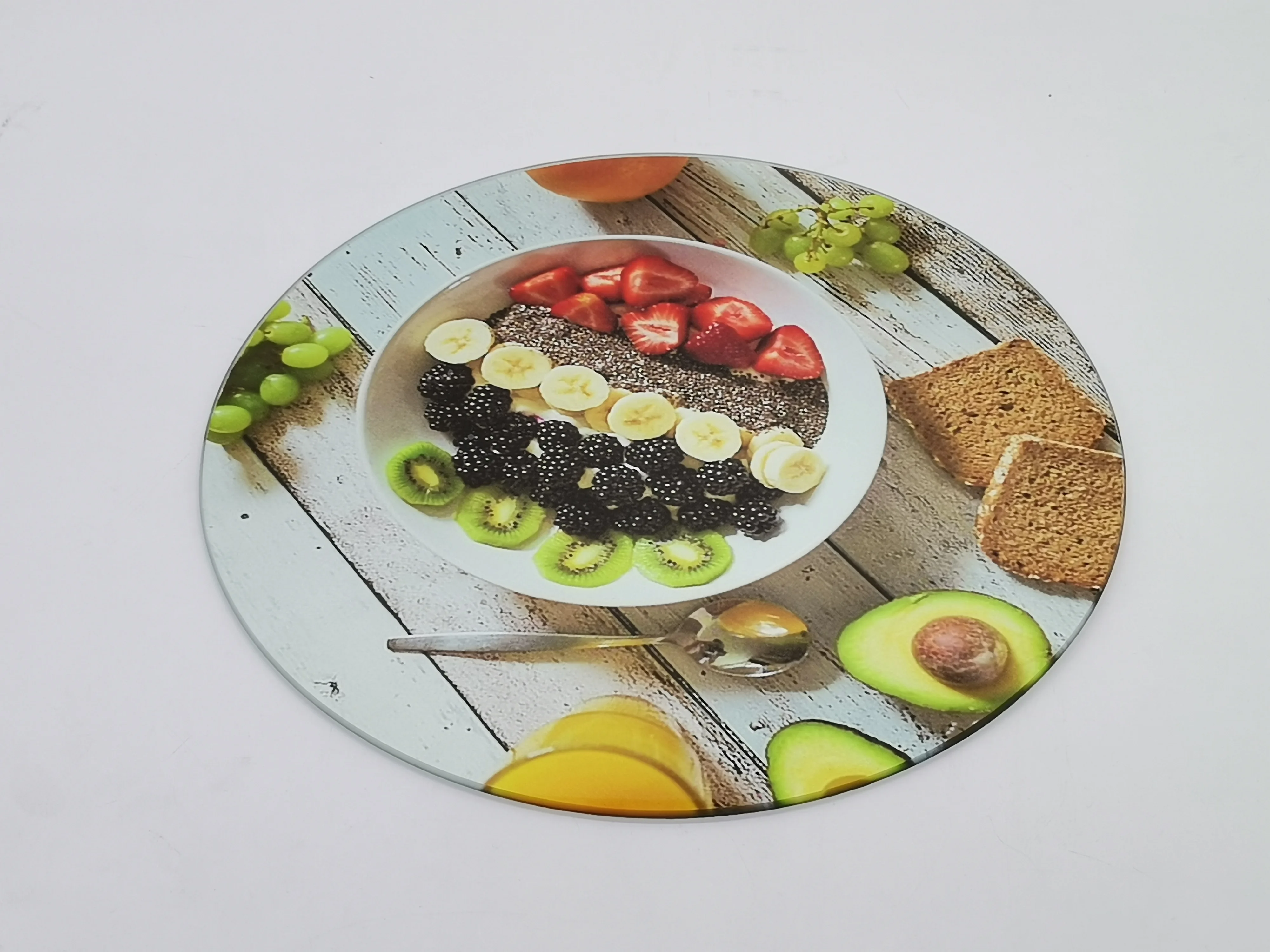 Sublimation Tempered Glass Chopping Board For Kitchen Tempered Glass Cutting Board