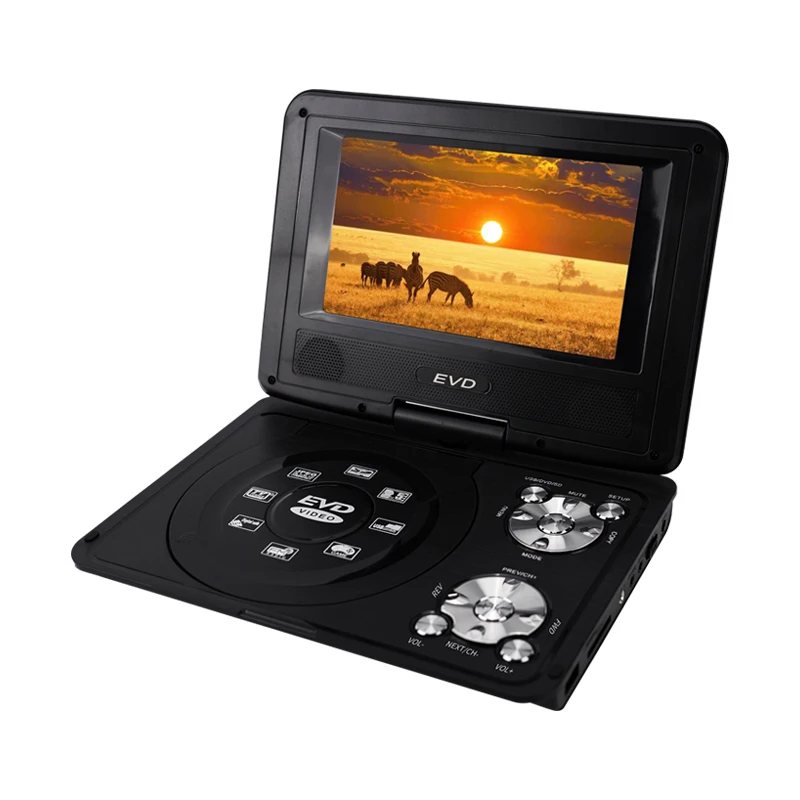 TNTSTAR TNT-780 9.0 inch Digital Multimedia Game Function, 270 Degree Rotation Portable EVD / DVD Player 2023 hot