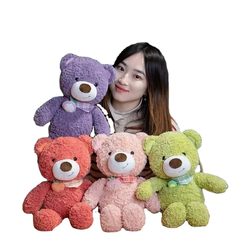 40cm Cute Cartoon Little Teddy Bear Plush Toys Stuffed Soft Animals Dressing up Doll For Girls Kids Nice Surprise Birthday