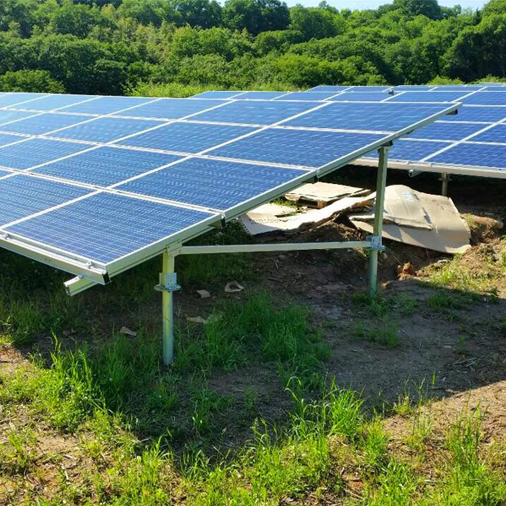 Монтажный кронштейн для панели солнечных батарей солнечные Монтажные структура с винт заземления свайного фундамента