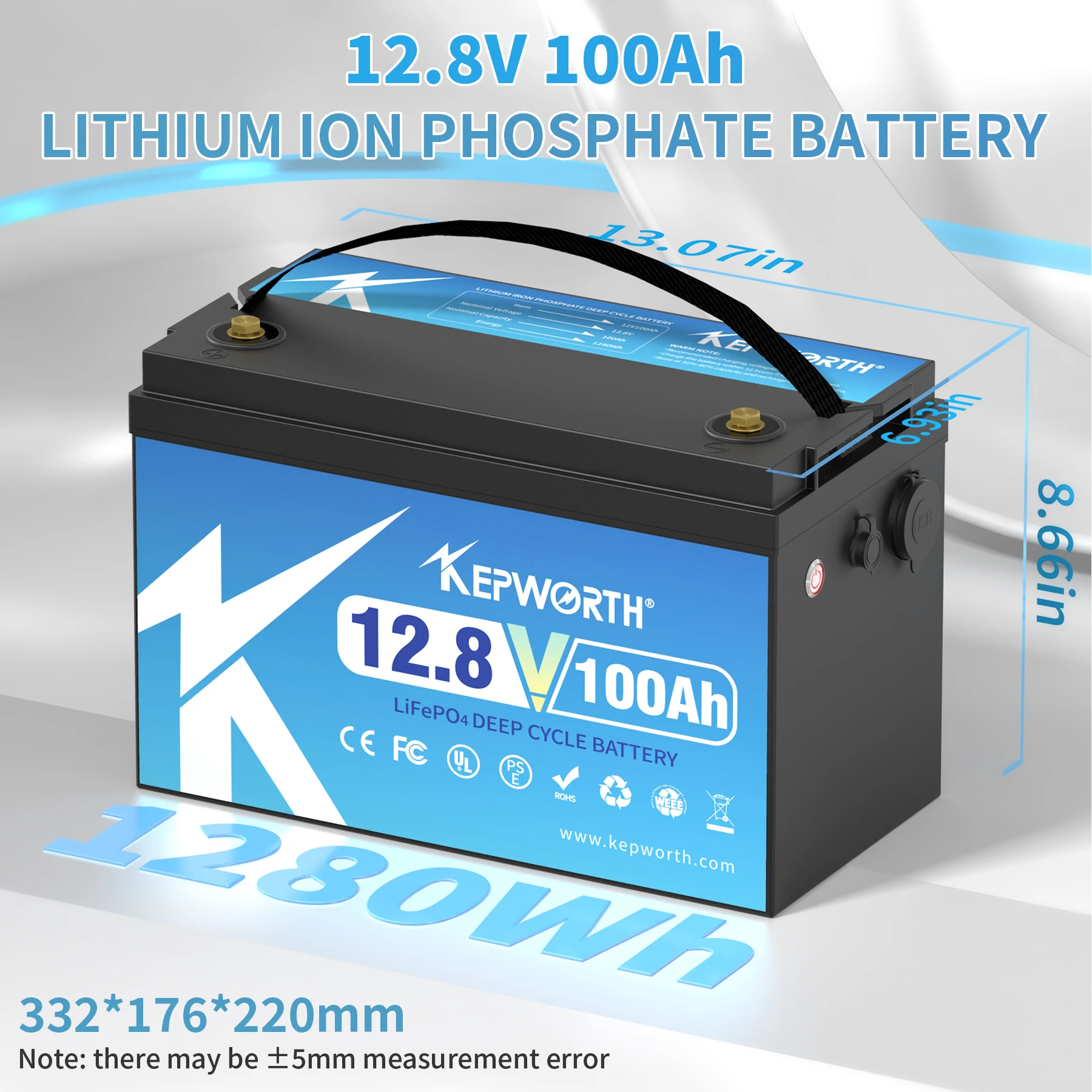 Kepworth 12v 100Ah 120Ah 180Ah Lifepo4 Battery Lithium ion Battery Pack 12v 180ah 100ah 12v lithium battery solar