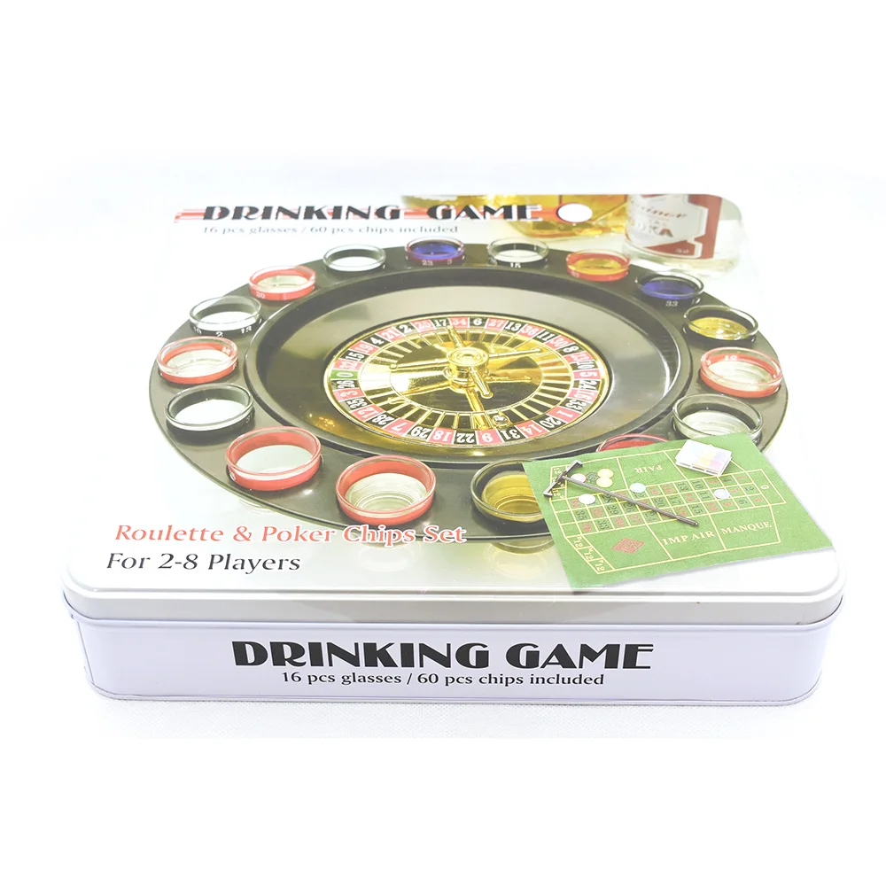 Hot sale 3 in 1 roulette wheel casino games party games drinking