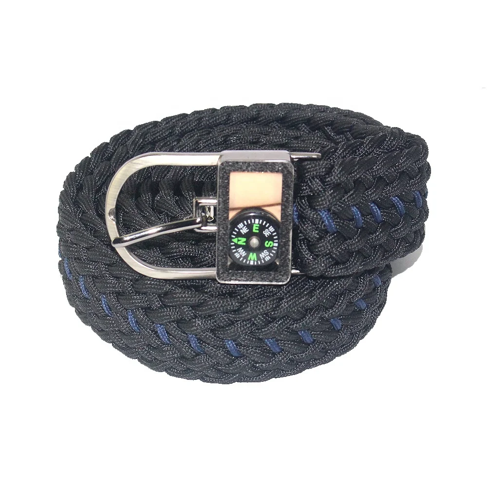 Wholesale outdoor multifunctional Survival  kit 250/550 Nylon Paracord braided belt
