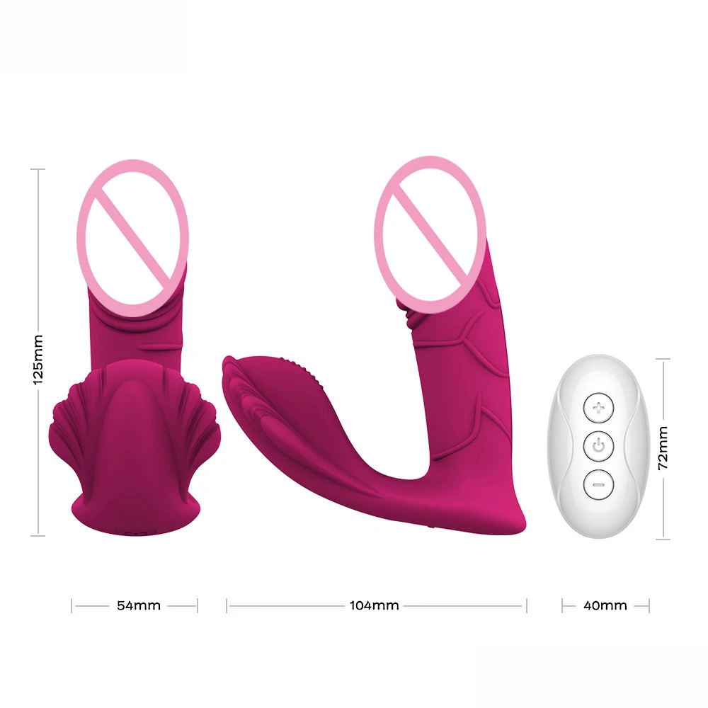 Dildo Vibrator Vibrating Paulsef Function Panties Wireless Remote Control Anal Sex Toys For Women Couple Female Masturbation