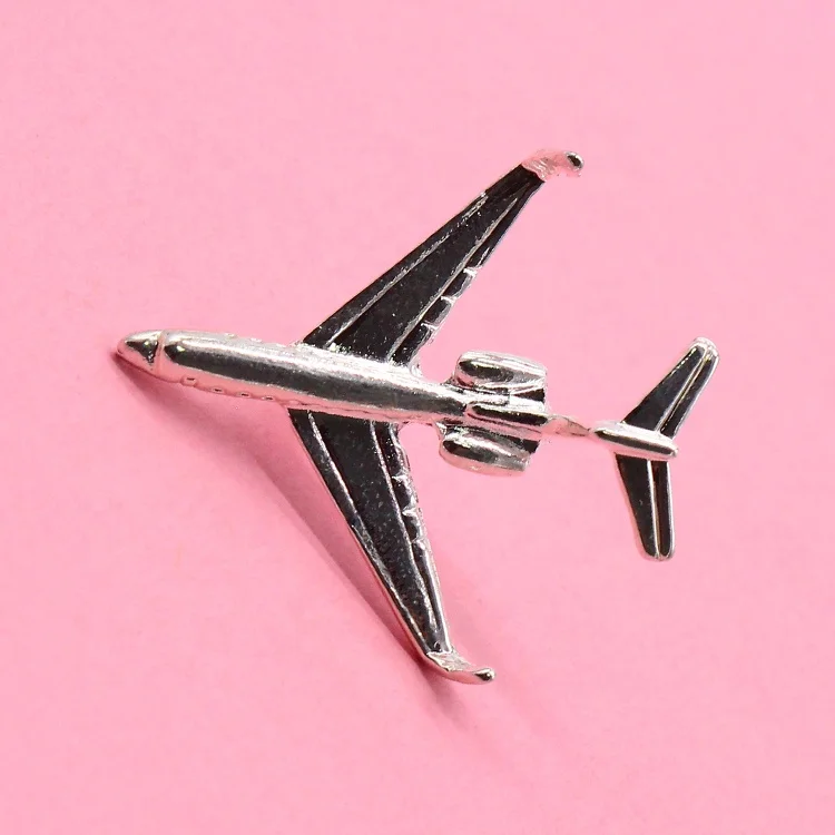 Custom Gold 3d Die Cast Enamel  Badge And Pin Wholesale Military Airplane Lapel Pins