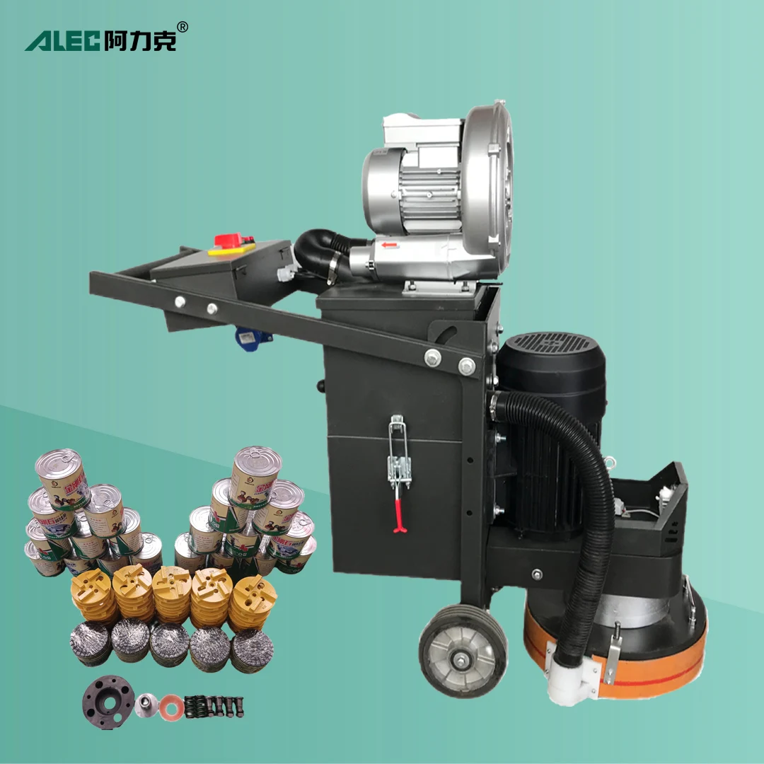 Walk Behind Epoxy Floor Concrete Grinder Machine Polish Concrete Floor Grinder